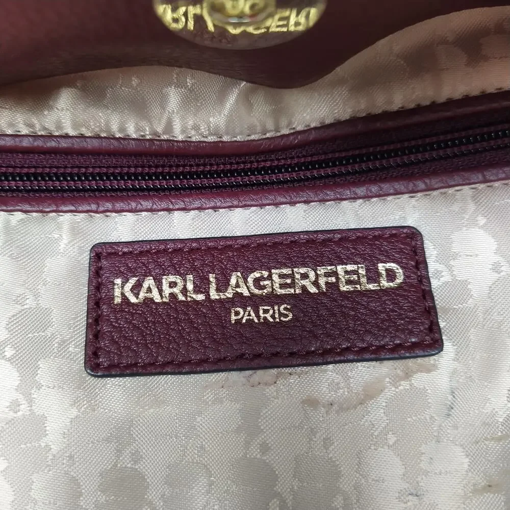 Karl Lagerfeld Maroon karl lagerfeld